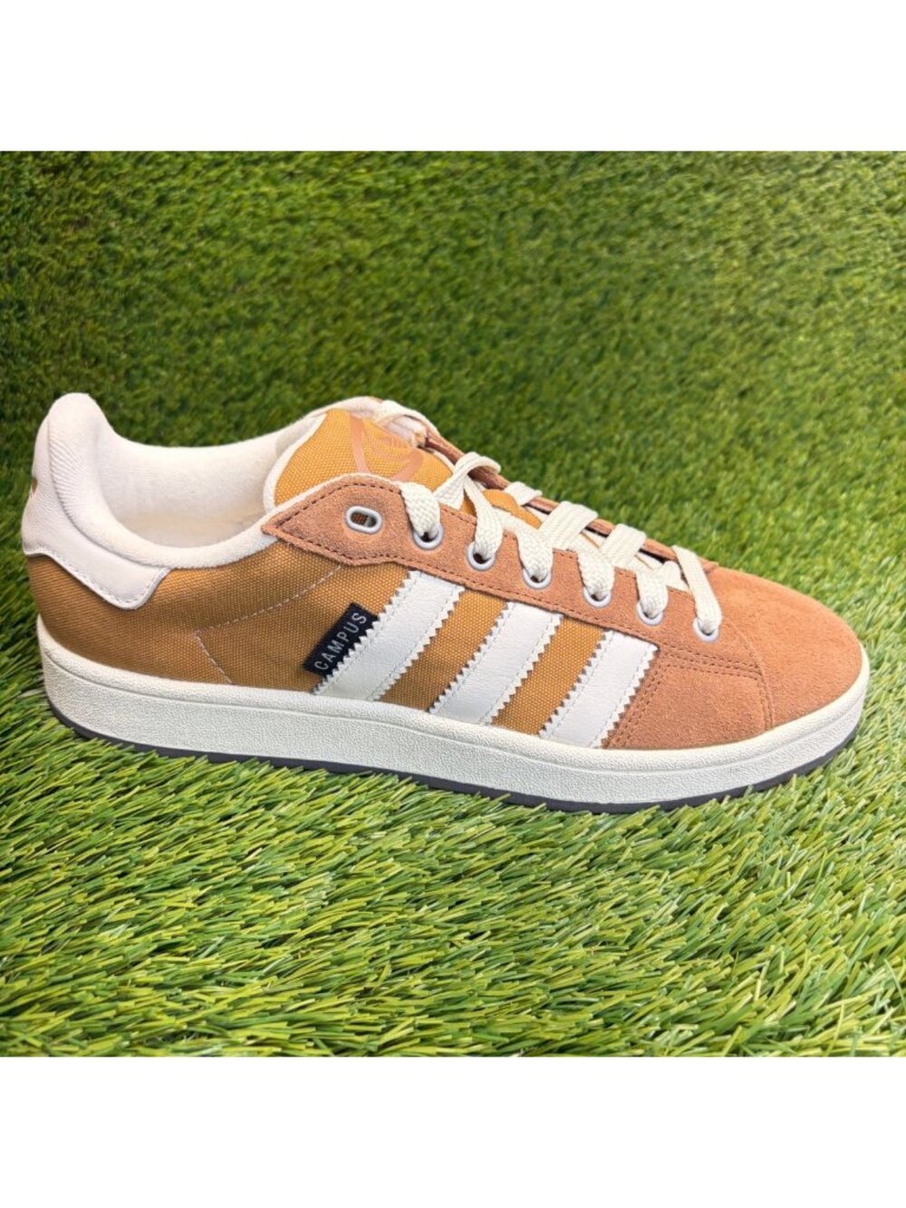 Adidas Campus 00s Mens Size 11 Brown White Athletic Walking Suede Shoes Sneakers